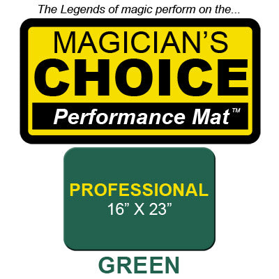 Professional Close-Up Mat (GREEN - 16x23) by Ronjo - Trick - Wizard Magic Shop