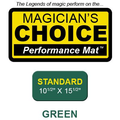 Standard Close-Up Mat (GREEN - 10.5x15.5) by Ronjo - Trick - Wizard Magic Shop