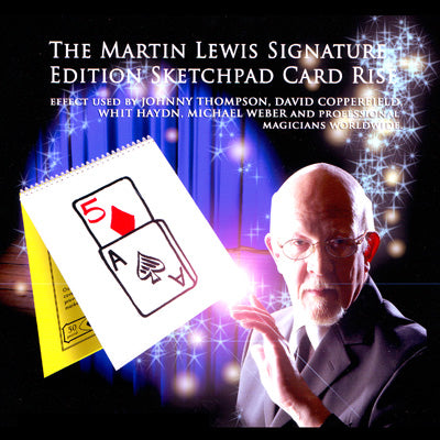 Signature Edition Sketchpad Card Rise by Martin Lewis - Wizard Magic Shop