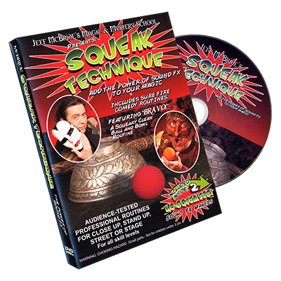 Squeak Technique (DVD and Squeakers) by Jeff McBride - DVD - Wizard Magic Shop