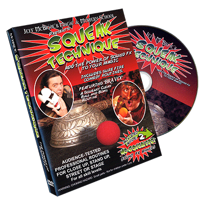 Squeak Technique (DVD et Squeakers) de Jeff McBride - DVD 