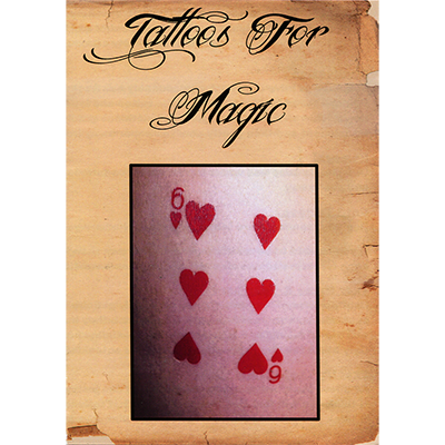 Tattoos (Six Of Hearts) 10 pk. - Trick - Wizard Magic Shop