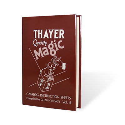 Thayer Qualité Magique Vol. 4 de Glenn Gravatt - Livre