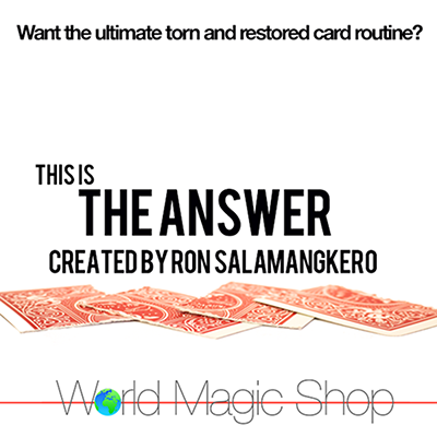 The Answer by Ron Salamangkero - DVD - Wizard Magic Shop