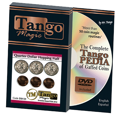 Hopping Half with Quarter (D0131) by Tango - Wizard Magic Shop