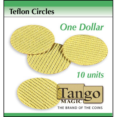 Teflon Circles Dollar size 10 units (T002) by Tango - Wizard Magic Shop