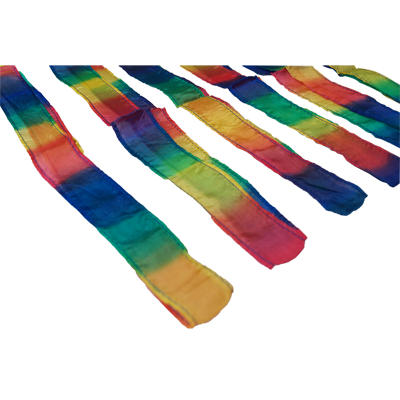 Thumb Tip Streamer 12 pack (1 inch x 34 inch) by Magic by Gosh - Tricks alternate view - Wizard Magic Shop