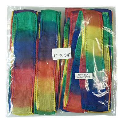 Thumb Tip Streamer 12 pack (1 inch x 34 inch) by Magic by Gosh - Tricks - Wizard Magic Shop