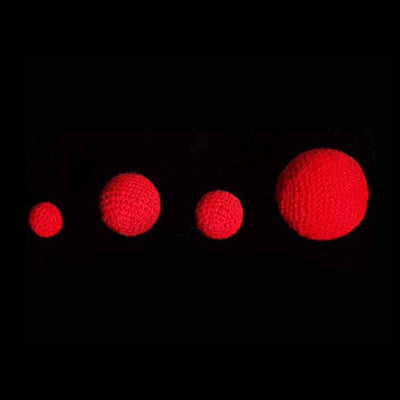 1 inch Crochet Balls (Red) by Uday - Trick - Wizard Magic Shop