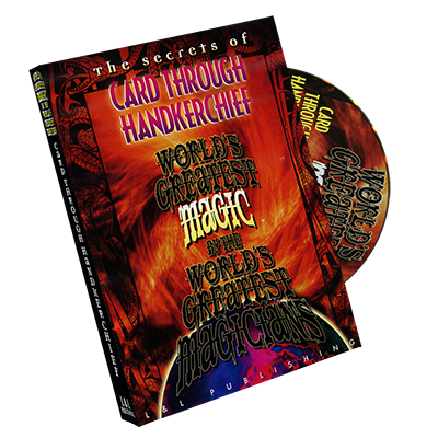 World's Greatest Magic: The Card Through Handkerchief - DVD - Wizard Magic Shop